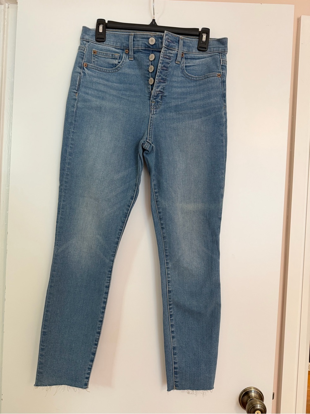 GAP Light Blue Button-Fly Women's Skinny Jeans